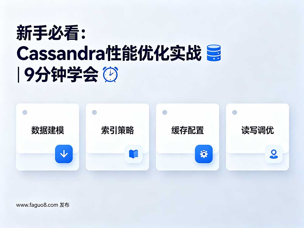新手必看:Cassandra性能优化实战 | 9分钟学会